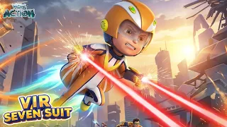 Vir The Robot Boy | Vir Ka Khatarnak Double Laser Attack | Vir Seven Suit Compilation | Wow Action