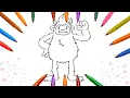 Hello YETI in Online Coloring