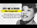 Cry Me a River Lyrics - Ella Fitzgerald (HD Quality)