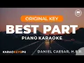 Download Lagu Best Part - Daniel Caesar, H.E.R. (Piano Karaoke)