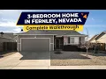 Fernley Nevada Home Tour 754 Tamsen Rd 3 Bed 2 Bath Single-Story Home