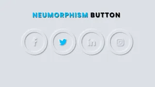 Neumorphism Button Design Neumorphism UI Design Tutorial