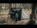 Lagu Solo Camping Beside My Motorcycle | Nature ASMR | Silent Vlog