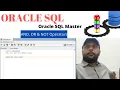 AND OR NOT Operators Oracle SQL