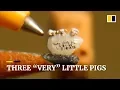 Taiwanese artist s very little pigs welcome Lunar New Year