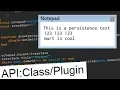 Save Data In-Studio with Plugin Settings Roblox Tutorial