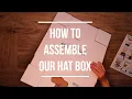 How to Assemble a Hat Box Step-by-Step Ultrafino Travel Hat Box Tutorial