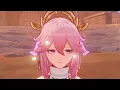 Yae Miko Get's A Little Bit Angry If You Cancel Her Animations | Genshin Impact