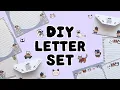 Designing My Own Letter Set Procreate Printable DIY stationery set How to make a stationery