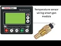 Tutorial on Two wire coolant Temperature sensor wiring and testing with Gen Set module HGM 420