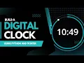 Create a digital clock using Tkinter Tkinter Python tutorial Python Project Guru