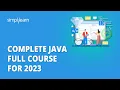 Complete Java Full Course For 2026 Java Tutorial For Beginners Core Java Course Simplilearn