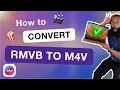 Lagu Convert RMVB to M4V in seconds 📁👉✅