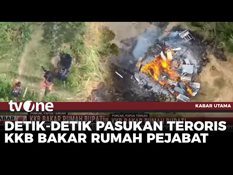 KKB Bakar Rumah Dinas Bupati Puncak dan Kantor Pemerintah