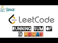 Running Sum of 1d Array