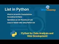 Python 8 Mastering List Operation In Python List Slicing List Manipulation List Methods