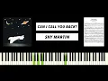 SHY Martin - can i call you back? (Piano Tutorial \u0026 Cover)