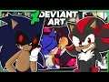 Sonic EXE Shadow Visit DEVIANTART - SONIC EXE KISSING SHADOW
