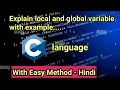 local and global variable in c programming scope of variables local vs global variable