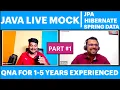 Java mock interview Hibernate JPA java interview questions and answers for experienced 5 years