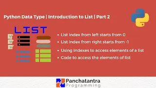 Python Data Type Introduction to List - Part 2