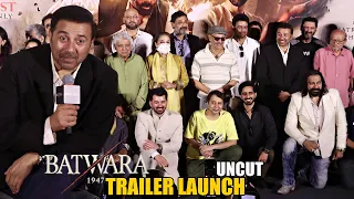 Batwara 1947 Trailer Launch | Sunny Deol Emotional | Preity Zinta, Shabana Azmi | A Aamir Khan Movie