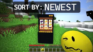 I tried minecraft's BRAND NEW mods