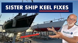 Re-uniting a keel and hull is tricky (solo sailor)