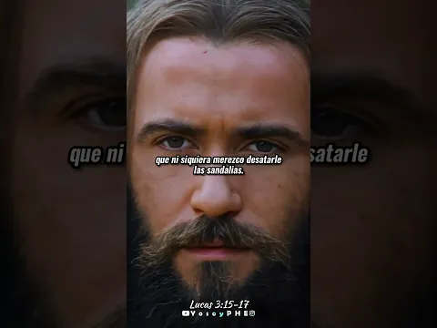 Muchos creían que Juan El Bautista era El mesías y le preguntaron: ¿eres tú El mesías?