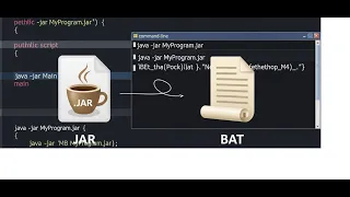 Create and run Java Runnable JAR with One Click Easy Windows Batch File Tutorial