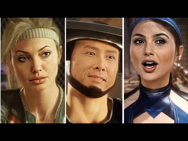 Celebrities in Mortal Kombat 11 (Angelina Jolie,Scarlett Johansson,Gal Gadot,Donnie Yen)[DeepFake]