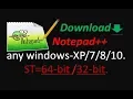 How to download Notepad Install notepad on windows 64--bit Unique MD