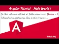Angular Tutorial - Folder Structure Techs n Arif