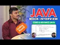 Java Interview For Freshers Core Advance Java Coding Round