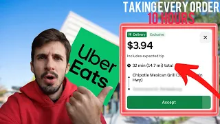 Taking Every Uber Eats Order For 10 Hours Straight