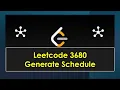 English 3680 Generate Schedule Leetcode Medium