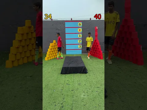 Who will win backflip scoring challenge ?  Reach 40 points first