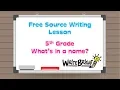 Download Lagu Source Writing Lesson Elementary 5th grade FSA Core Knowledge Write Bright