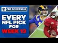 Brady Quinn and Pete Prisco make EVERY WEEK 13 NFL Pick CBS Sports