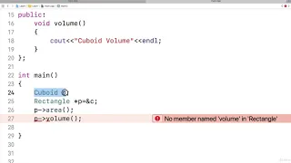 166 Demo Base Class Pointer Derived Class Object