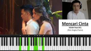 Download NOAH Feat. BCL – Mencari Cinta (Piano Tutorial + Not Angka) MP3