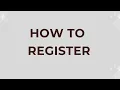 How to Register your Account on MB ED T A