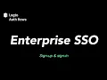 Enterprise Single Sign-On SSO experience