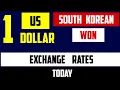 1 USD to KRW - Convert US Dollars to South Korean Won Rates Today 09 JUNE 2024