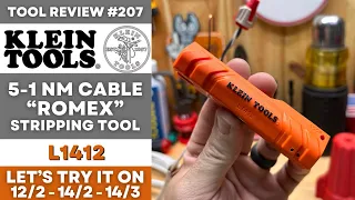 Klein 5-1 Romex Cable Ripper Stripping Tool - Good not Great for 15