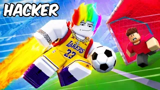 FUTBOL ILEGAL ROBLOX CON SUBS⚽🤣 DOMANDO NOOBS ⚽🤣 AGREGAME SOYFIRSITO