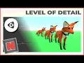 Level of Detail in Unity Using LODGroups Dithering and Crossfade 2020 3 Game Dev Tutorial