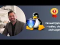 Firewall iptables - tables chains and targets