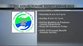 Humane Society of Freeborn County hosting 2nd annual garage sale