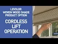 Levolor Bamboo Shades with Cordless Lift Demo